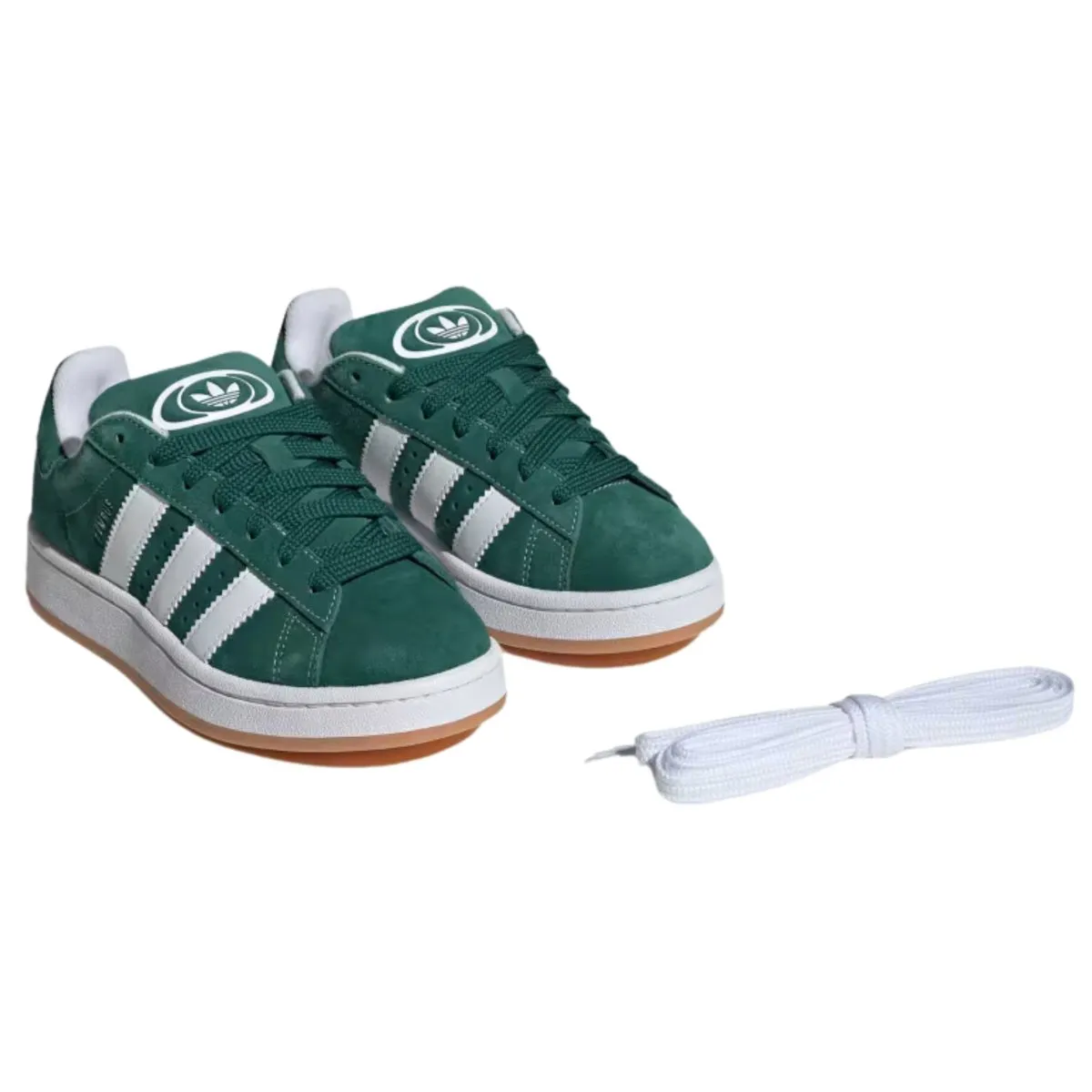 Adidas Boy's (Grade School) Campus 00s Dark Green/Cloud White/Off White