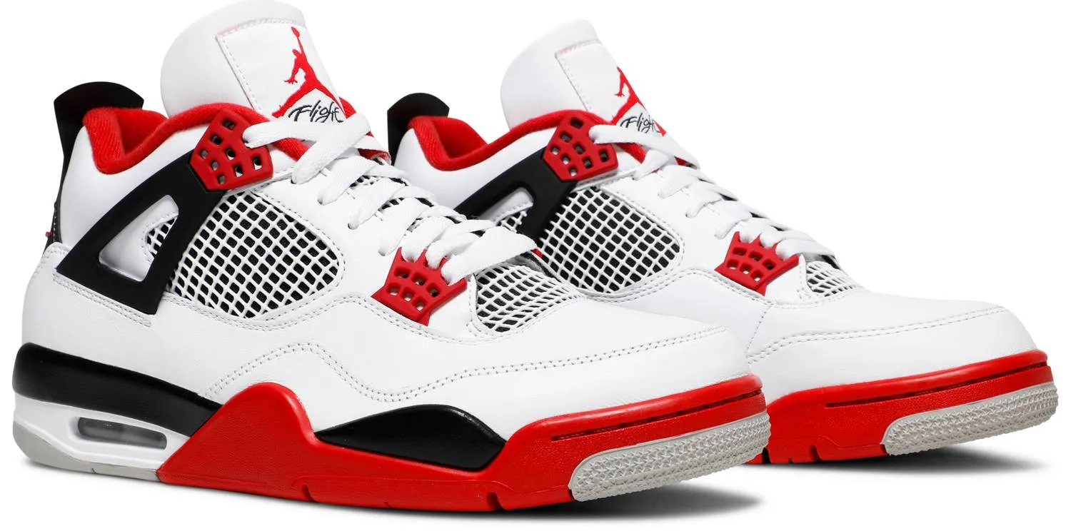 Air Jordan 4 Retro 'Fire Red' (2020) (Size UK6.5/US7.5)