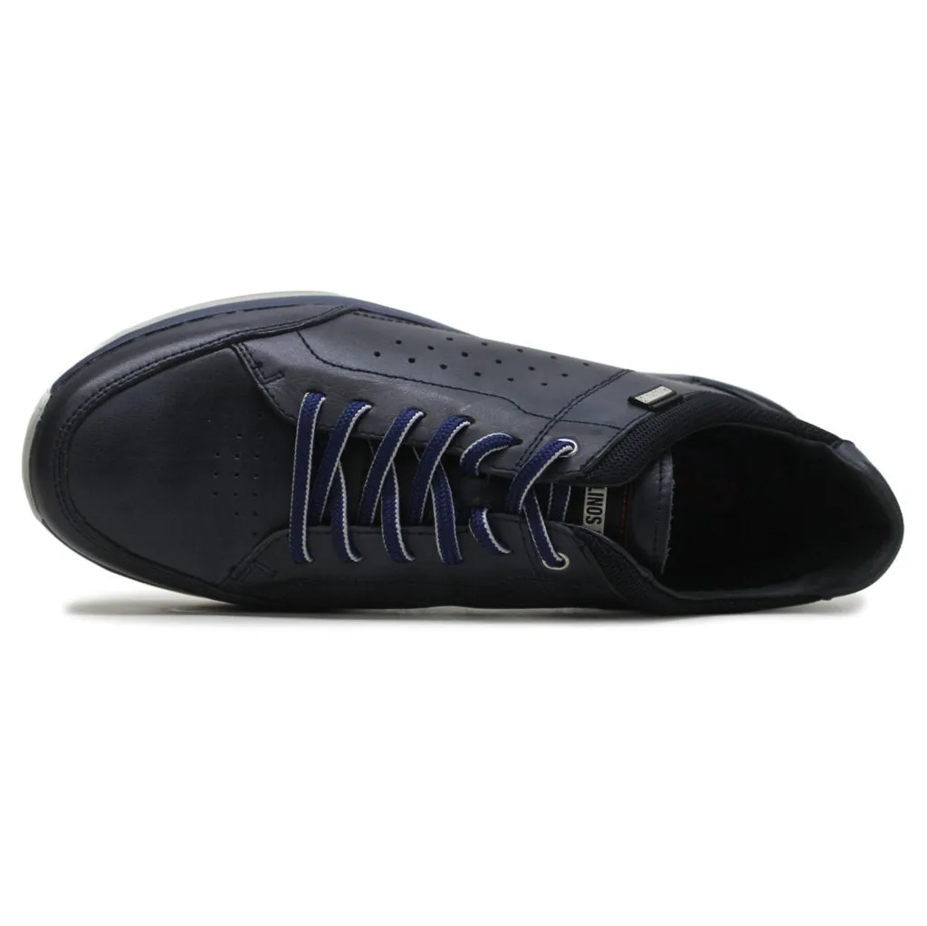 Biar M6V Leather Textile Men's Low Top Trainers