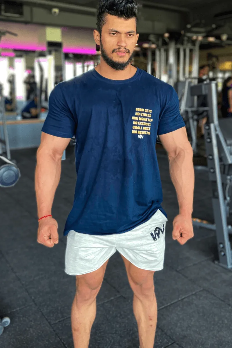 Good Sets No Stress T-shirt (Navy Blue)