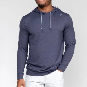 Hesi Performance Hoodie | Heather - Fleet Navy/Nightshade