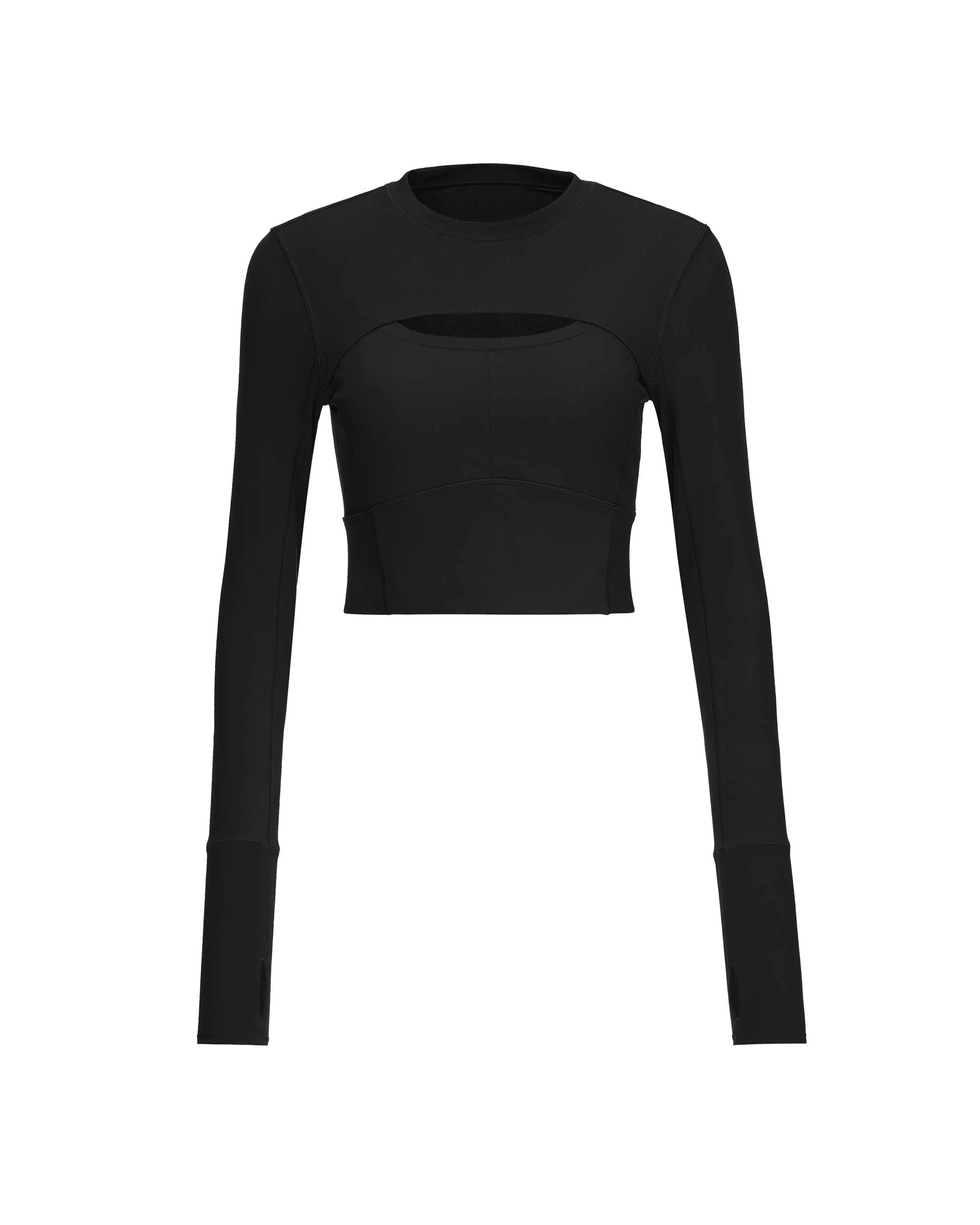 Mousse Cut-out Padded Crop Top