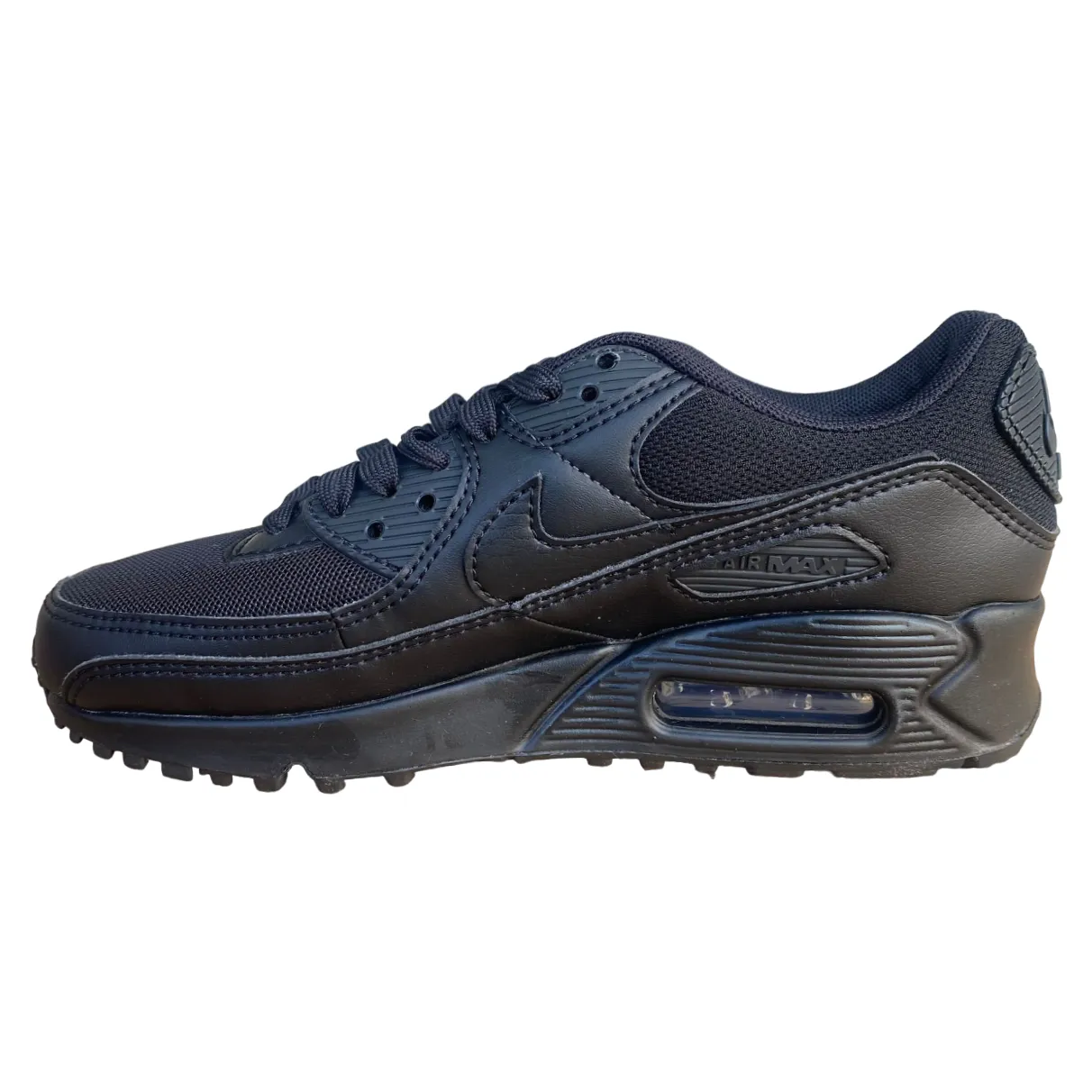 Nike women's sneakers shoe Air Max 90 DH8010-001 black