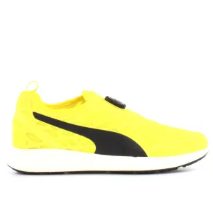 Puma Disc Sleeve Ignite Foam Yellow Textile Slip On Mens Trainers 360946 04