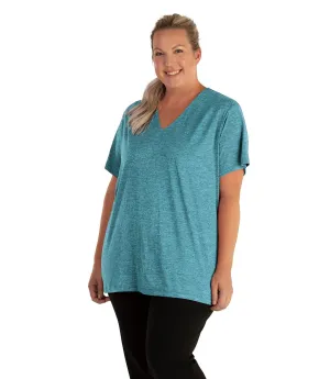 QuikLite V-Neck Short Sleeve Top - FINAL SALE