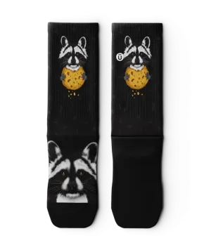 Rad Raccoon Crew Socks