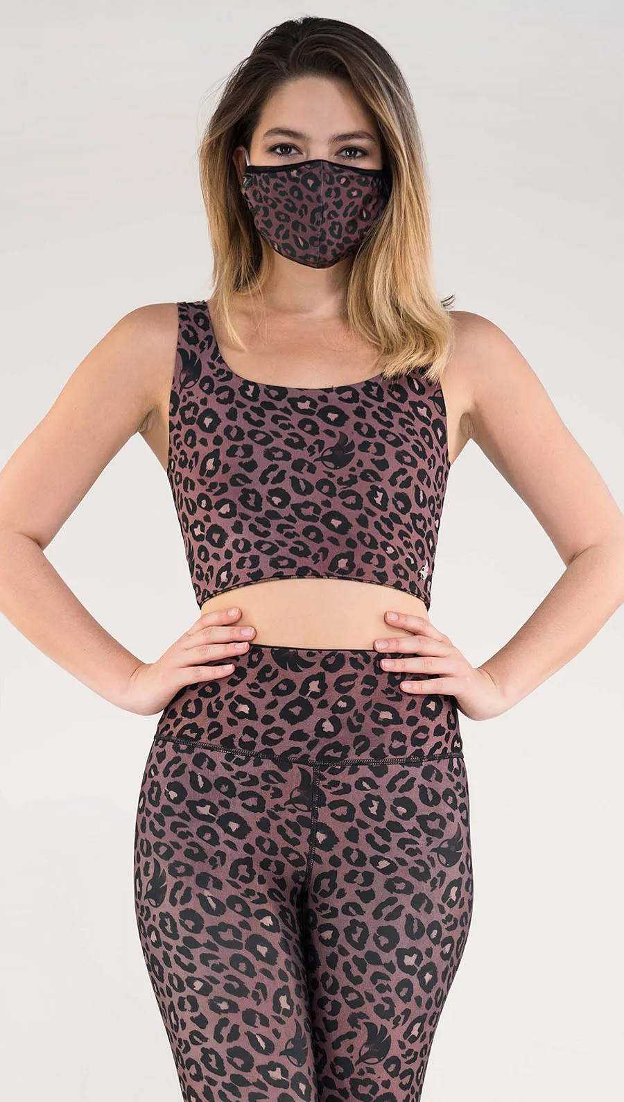 Tan/Red Leopard Top - Reversible