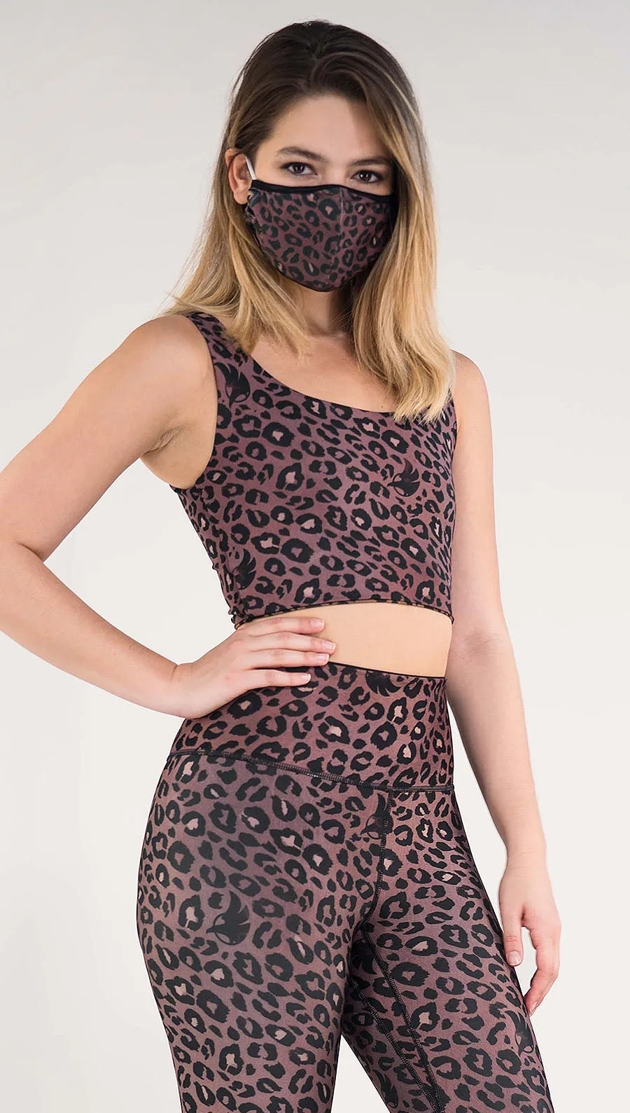 Tan/Red Leopard Top - Reversible