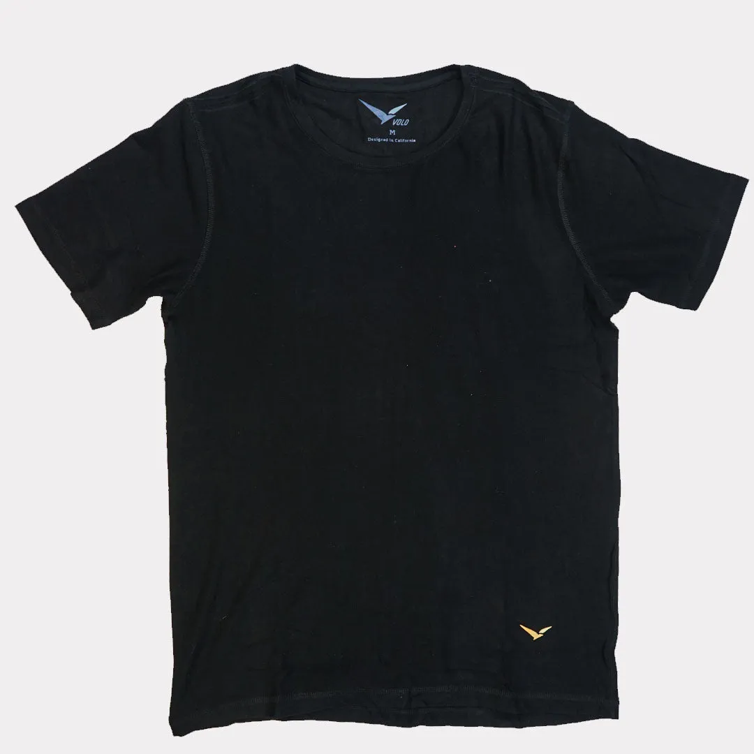 VOLO Bamboo Classic Tee in Onyx Black 1.0